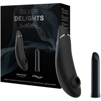 Набор WOMANIZER SILVER DELIGHTS черный